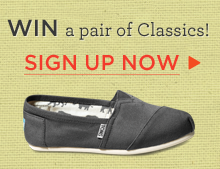 Win a pair of TOMS Classics