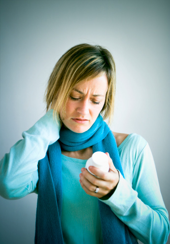 woman with headache