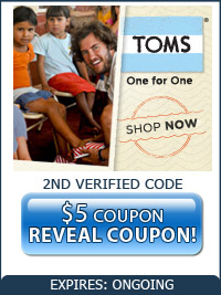 Toms Shoes Coupon Code 2011 on Toms Shoes Free Shipping And Coupon Codes   Promotion   Toms Coupons