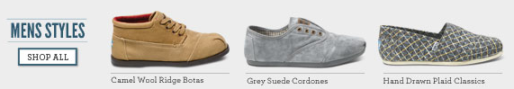 TOMS Shoes men styles