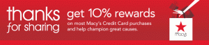 macys thanks for sharing 10% Off