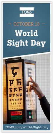 World Sight Day 2012 with TOMS