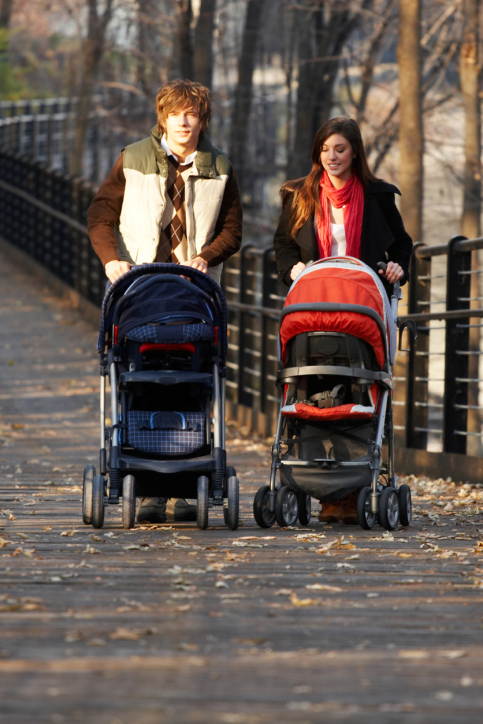 walking with strollers