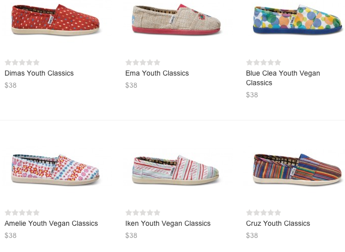 TOMS Shoes Spring Collection