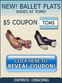 Toms Shoes Coupons on Toms Shoes Ballet Flats Spring 2012 Collection For Women   Coupon Code