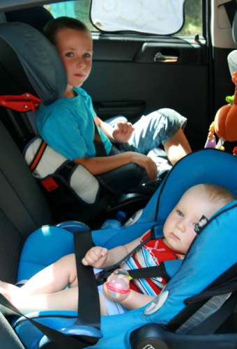 Kids in carseats