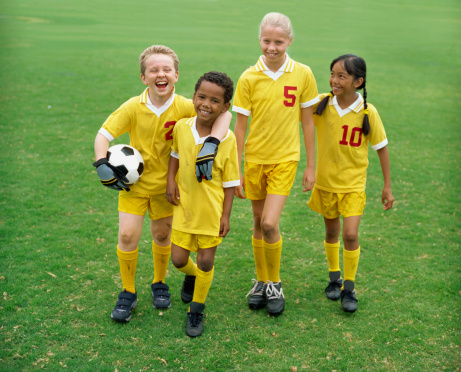 Kids soccer team