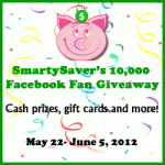 SmartySaver Facebook Fan Celebration