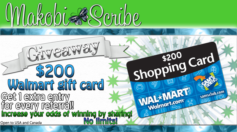 $200 Walmart Gift card giveaway