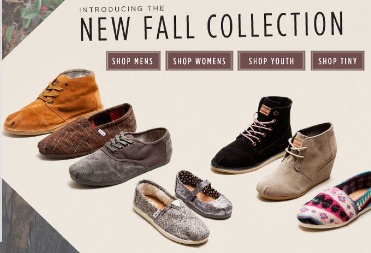 TOMS Fall Collection