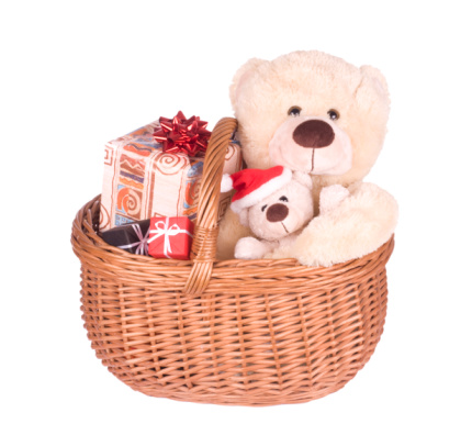Bear gift basket