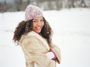 girl in snow