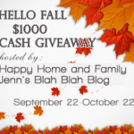 Hello Fall! $1000 Cash Giveaway!