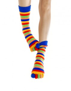 Multi-colored socks
