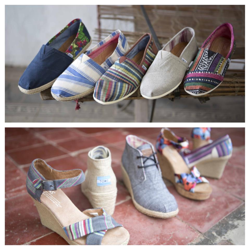 Toms Shoes spring collection