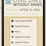 Toms Shoes New Iphone App