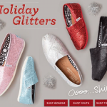 TOMS Glitters Collection Dressed Up time for the Holidays
