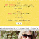 TOMS Vision: World Sight Day 2012