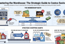 How to Save Money at Costco: The Complete Member’s Guide Is a Costco Membership Worth It Infographic